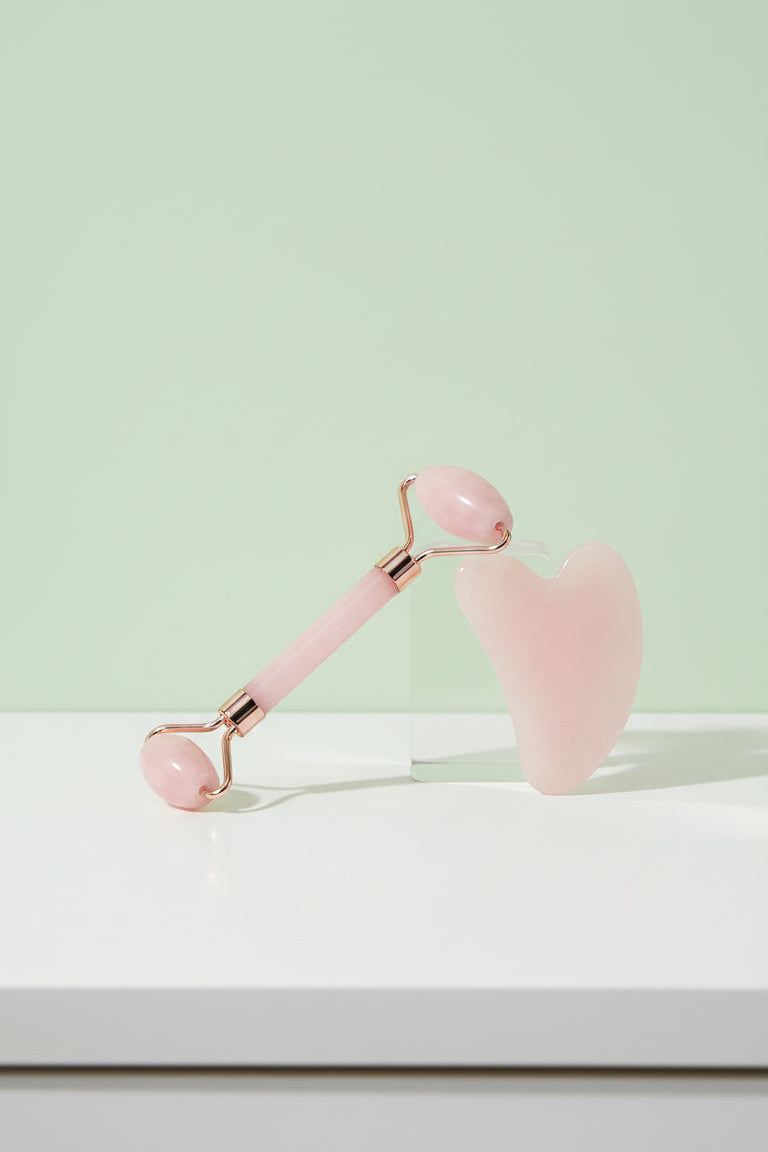 Duo Beauté Quartz — Roller & Gua Sha 💕