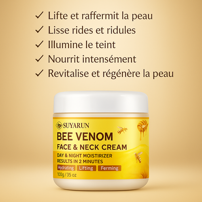 Crème Venin d’Abeille — Raffermissante & Lissante 🐝