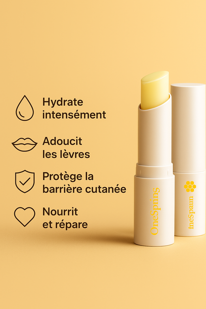 Baume Lèvres au Miel Pur — Hydratation & Douceur Naturelle 🍯