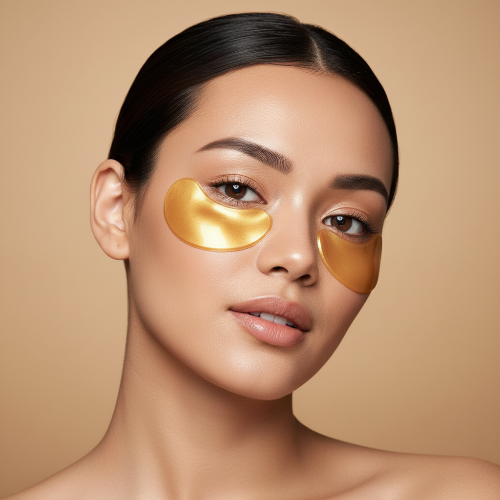 Patchs Regard d’Or 24K — Hydratation & Éclat Instantané 👁✨