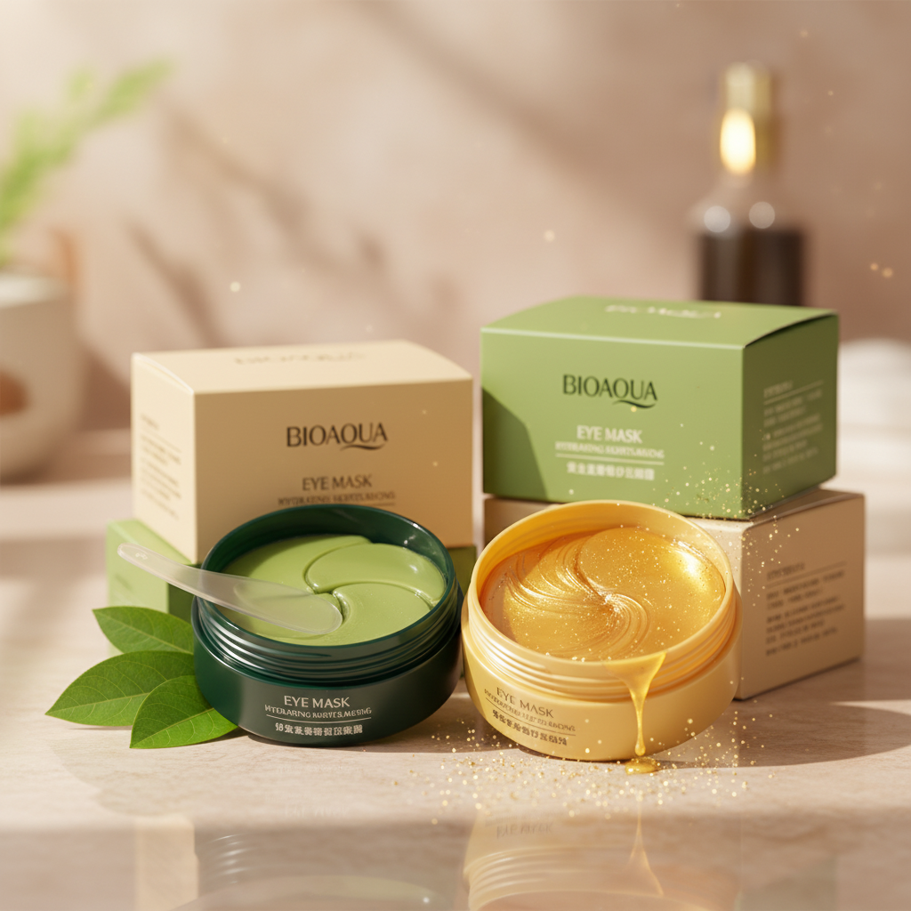 Patchs Regard d’Or 24K — Hydratation & Éclat Instantané 👁✨